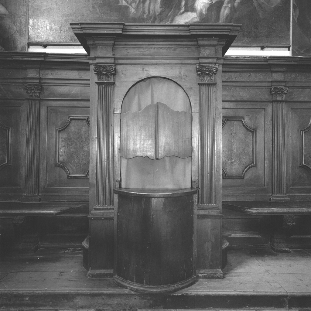 confessionale - ambito veneto (seconda metà sec. XIX)