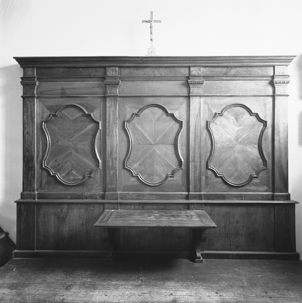 dossale - ambito veneto (seconda metà sec. XIX)