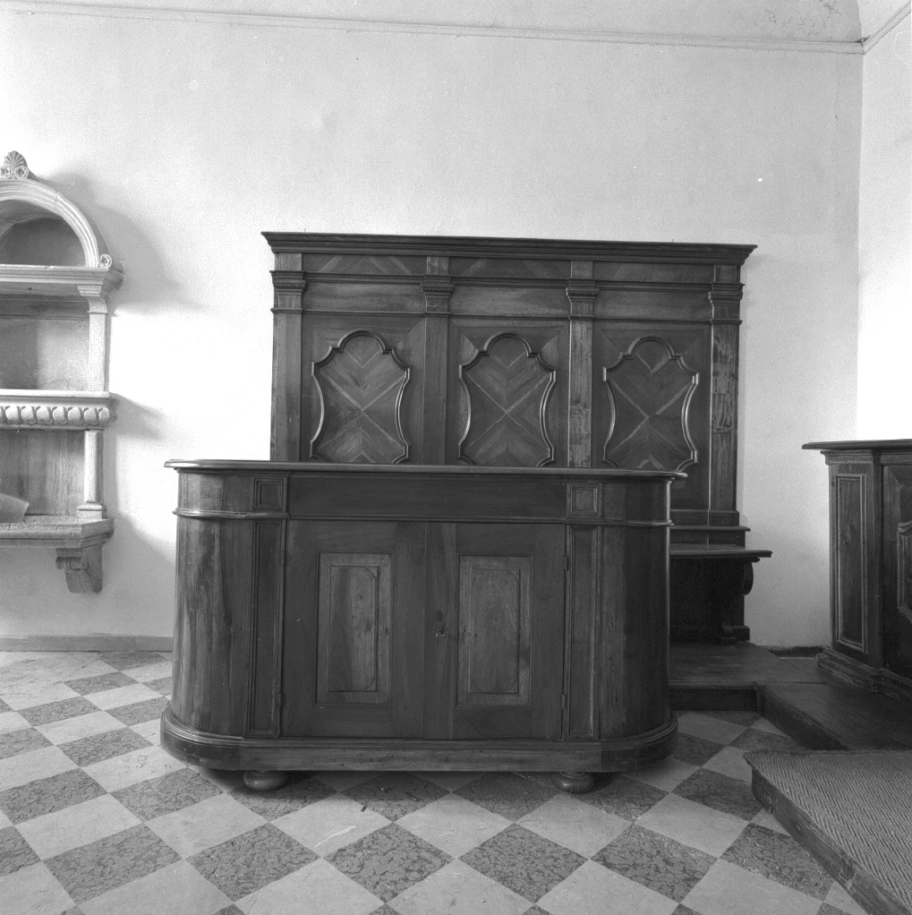 mobile da sacrestia - ambito veneto (seconda metà sec. XIX)