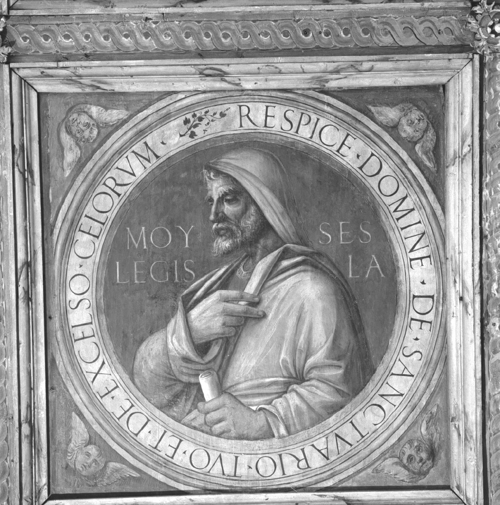 Mosè (dipinto, elemento d'insieme) di Rondinelli Nicolò (sec. XV)