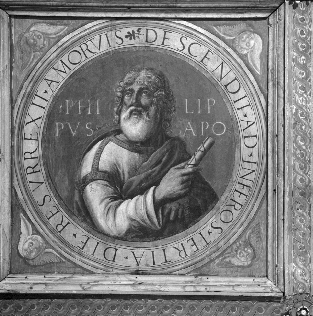 San Filippo Apostolo (dipinto, elemento d'insieme) di Rondinelli Nicolò (sec. XV)