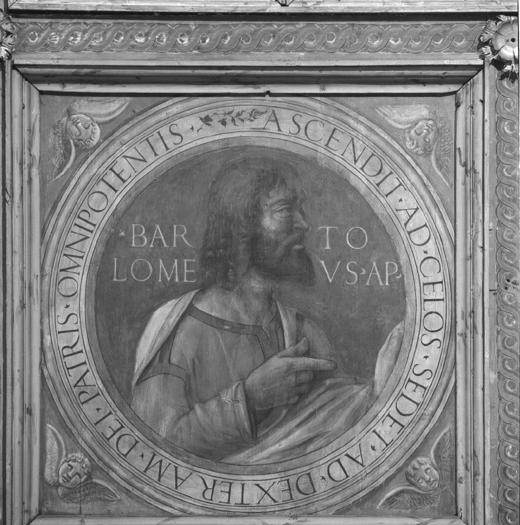 San Bartolomeo (dipinto, elemento d'insieme) di Rondinelli Nicolò (sec. XV)