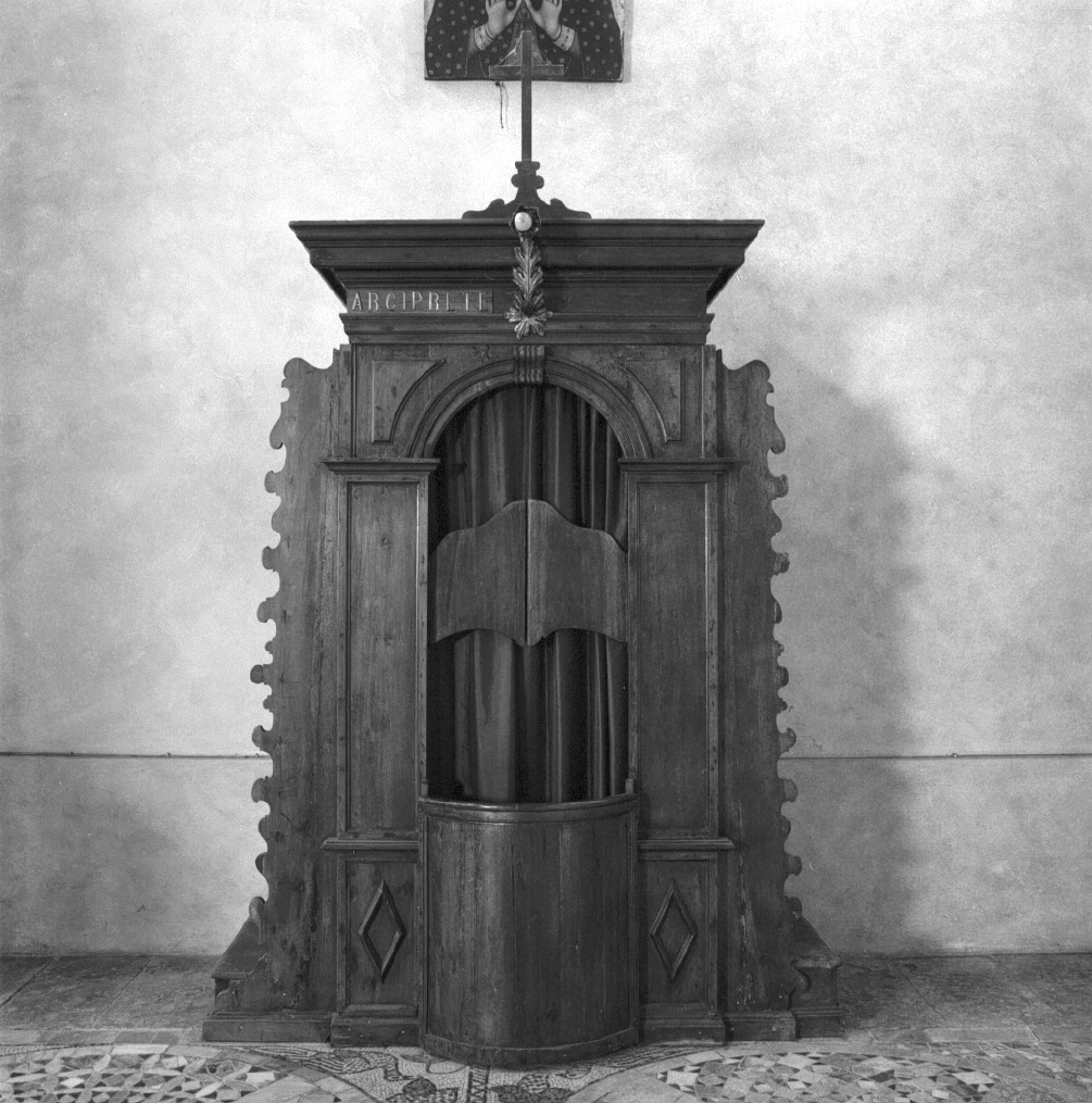 confessionale - bottega veneta (fine sec. XVIII)