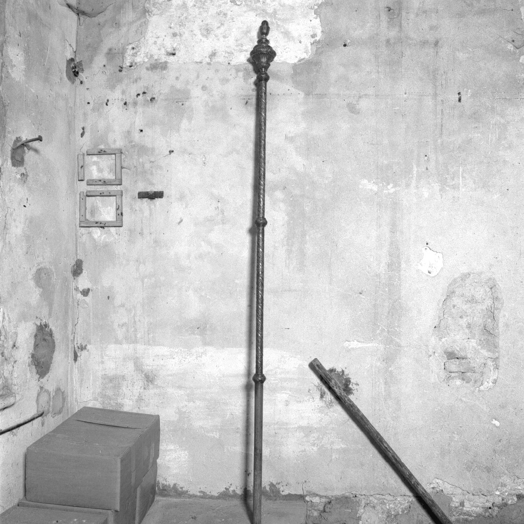 asta di baldacchino processionale - ambito veneto (prima metà sec. XIX)