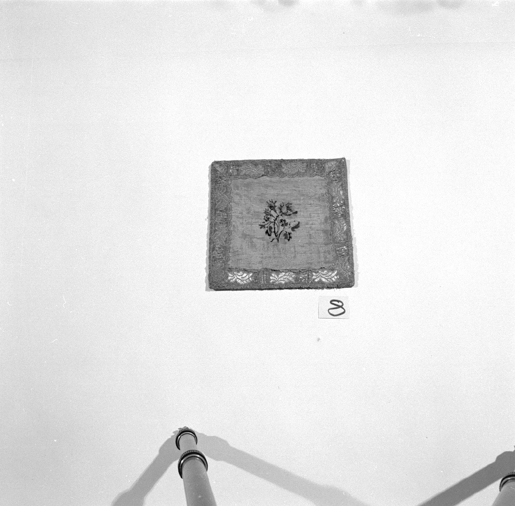 borsa, elemento d'insieme - manifattura italiana (terzo quarto sec. XVIII)