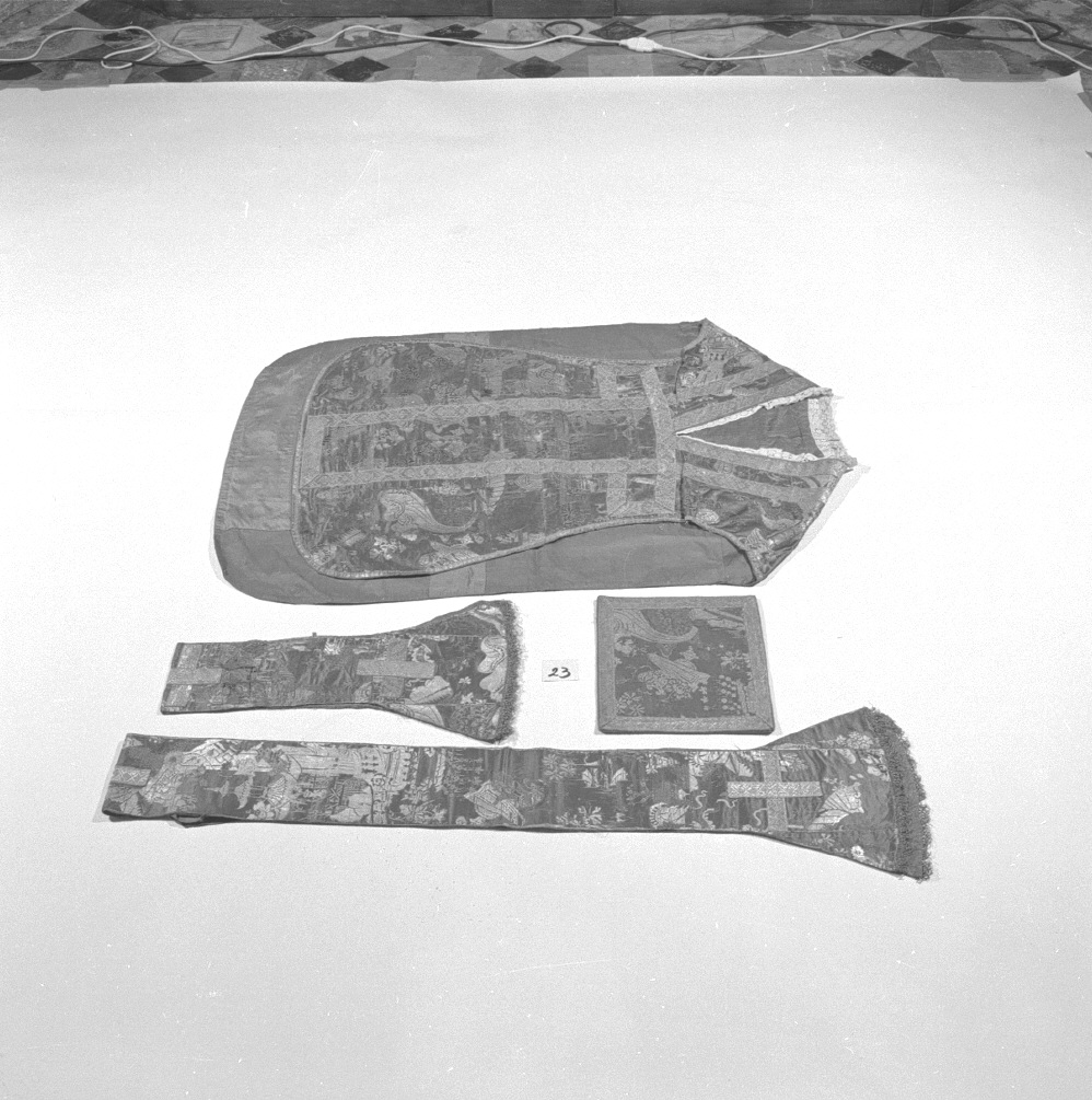 pianeta, elemento d'insieme - manifattura veneziana (primo quarto sec. XVIII)