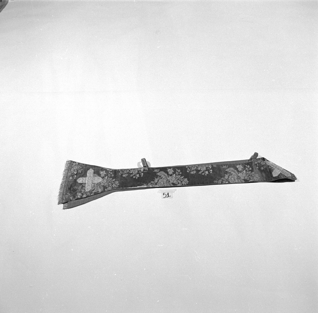 stola, elemento d'insieme - manifattura italiana (prima metà sec. XX)