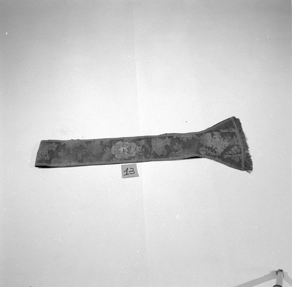 stolone - manifattura italiana (fine/inizio secc. XVII/ XVIII)