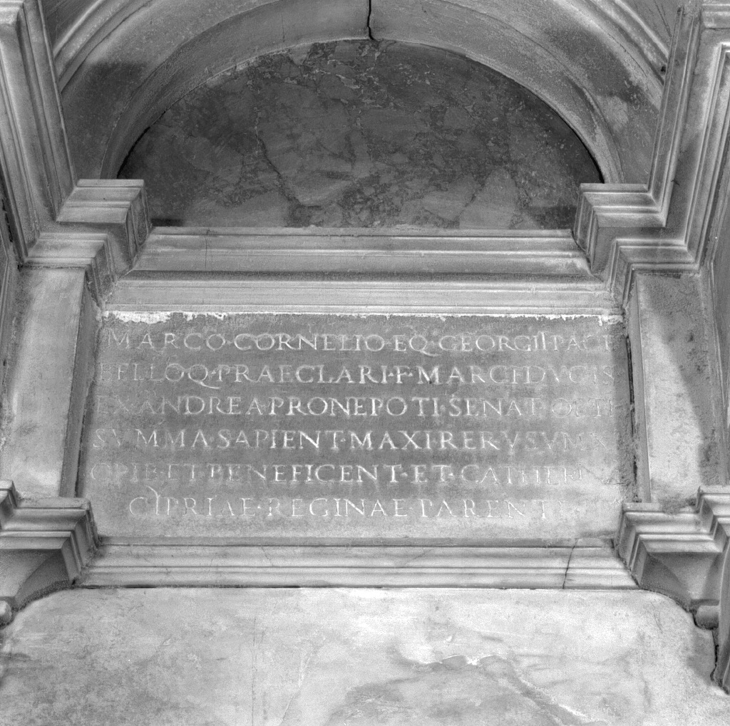 lapide commemorativa - ambito lombardo (fine/inizio secc. XV/ XVI)