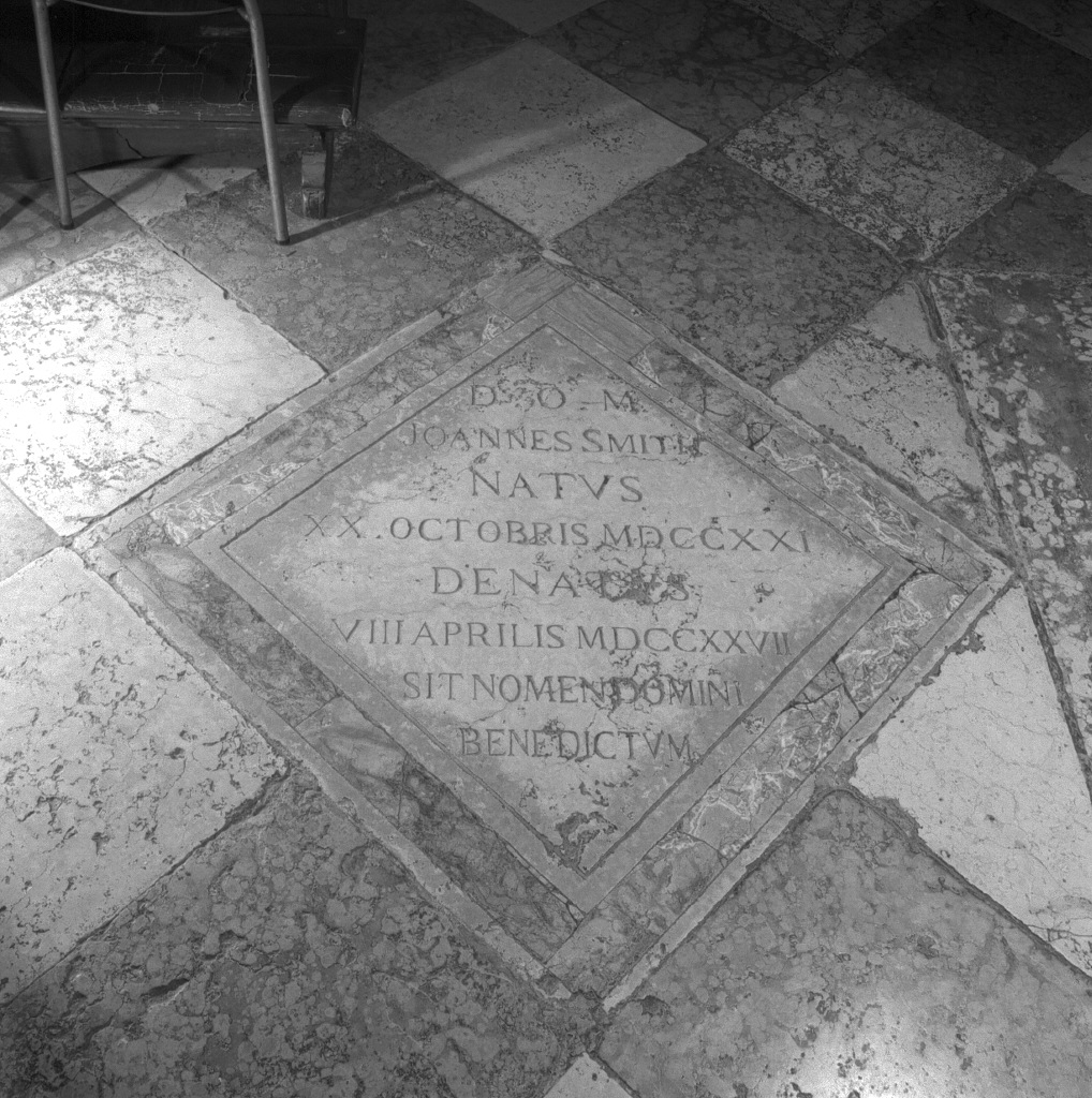 lastra tombale - ambito veneto (sec. XVIII)