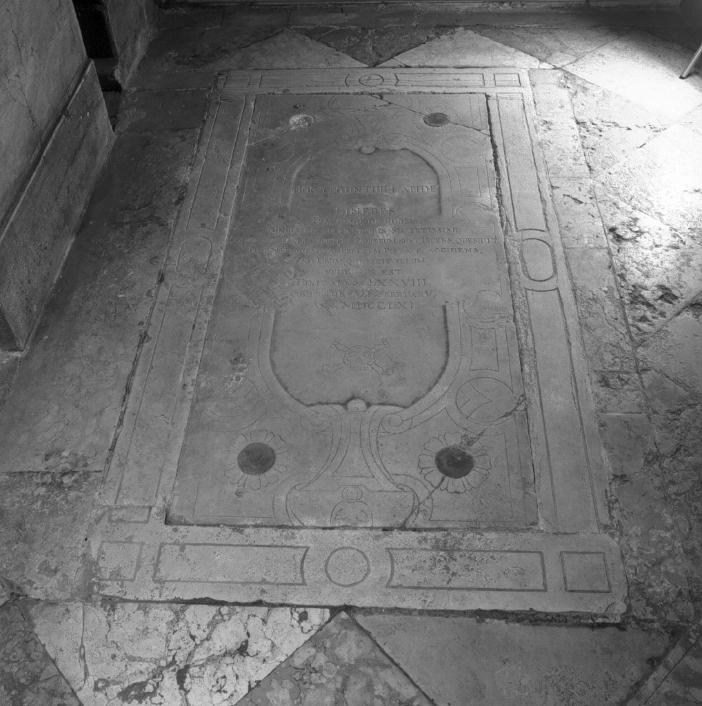 lastra tombale - ambito veneto (sec. XVIII)