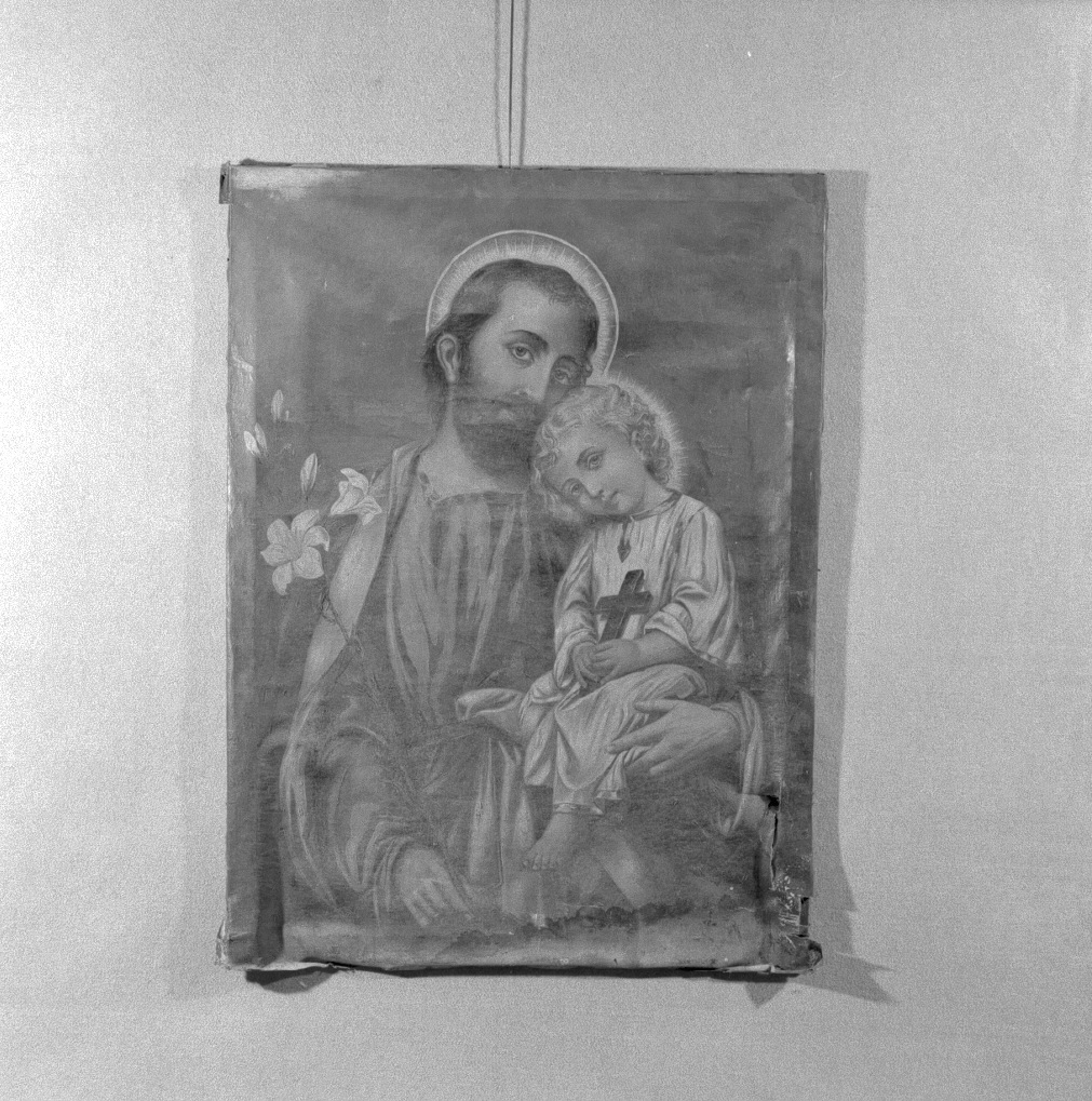 San Giuseppe e Gesù Bambino (dipinto) - ambito veneto (sec. XX)