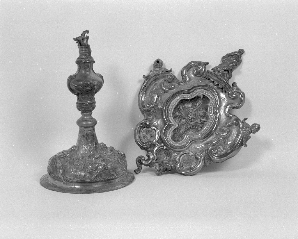 reliquiario - a ostensorio - bottega veneziana (prima metà sec. XVIII)