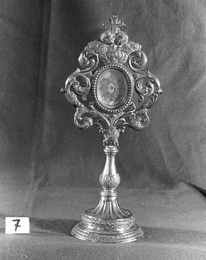 reliquiario - a ostensorio - bottega veneta (ultimo quarto sec. XIX)
