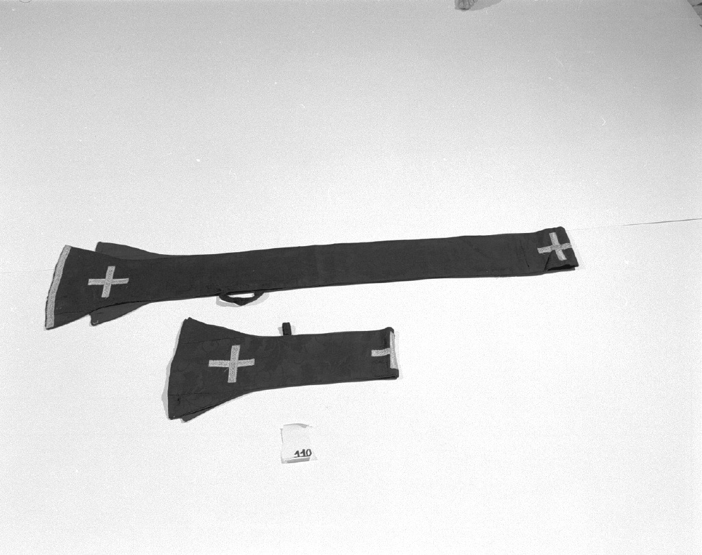 stola, elemento d'insieme - manifattura italiana (seconda metà sec. XIX)