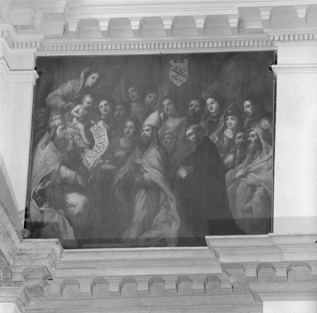 Madonna in trono e Santi (dipinto) di Zanchi Antonio (seconda metà sec. XVII)