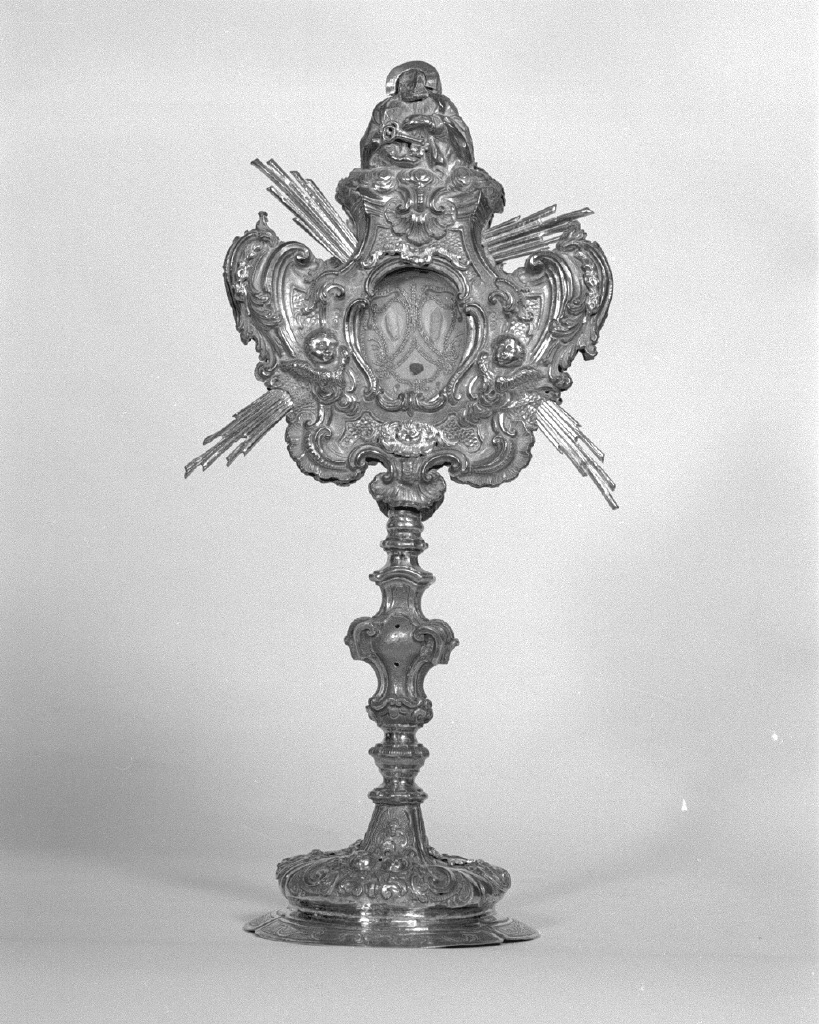 reliquiario - a ostensorio - bottega veneziana (seconda metà sec. XVIII)