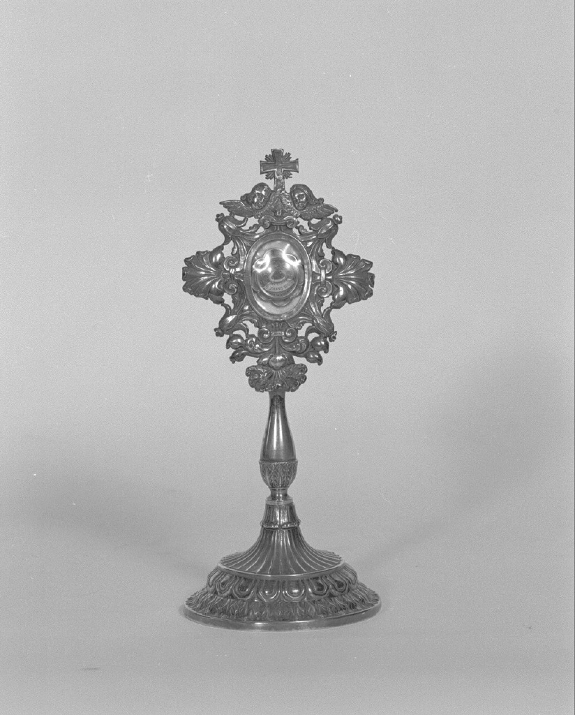 reliquiario - a ostensorio - bottega veneziana (sec. XIX)
