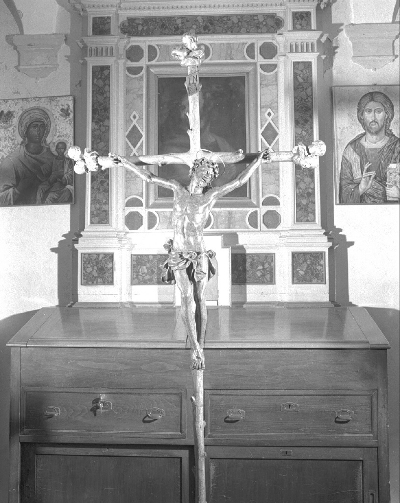 Cristo crocifisso (croce processionale) - bottega veneta (seconda metà sec. XVII)