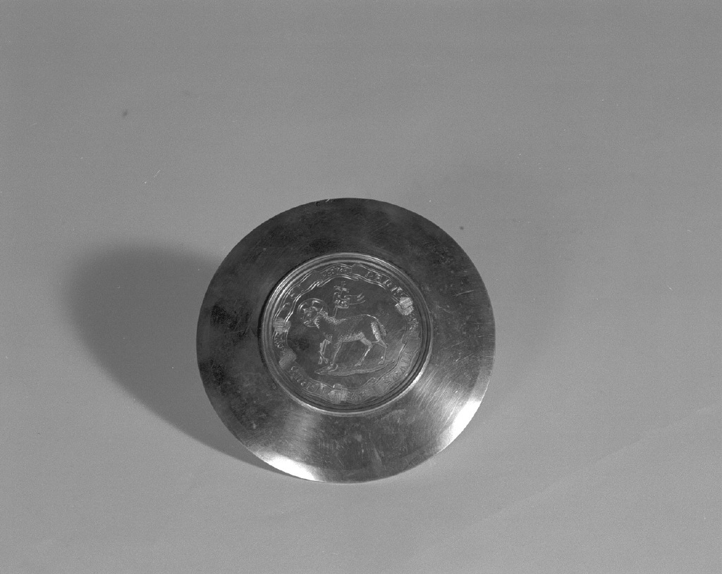 patena - bottega italiana (ultimo quarto sec. XIX)