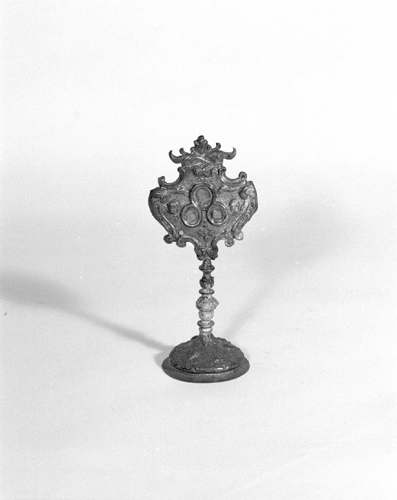 reliquiario - a ostensorio - bottega veneziana (prima metà sec. XVIII)