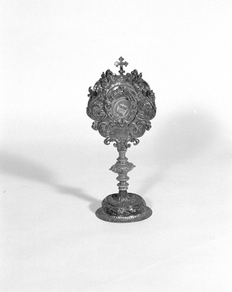 reliquiario - a ostensorio - bottega veneta (prima metà sec. XVIII)