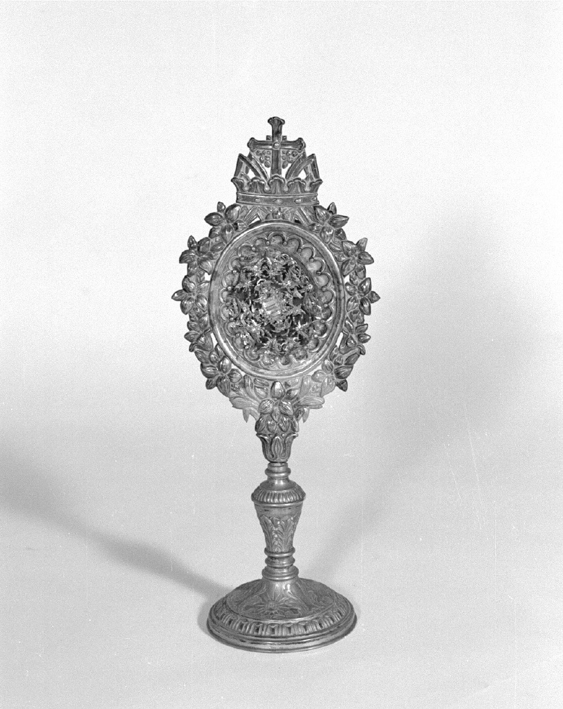 reliquiario - a ostensorio - bottega veneta (sec. XIX)