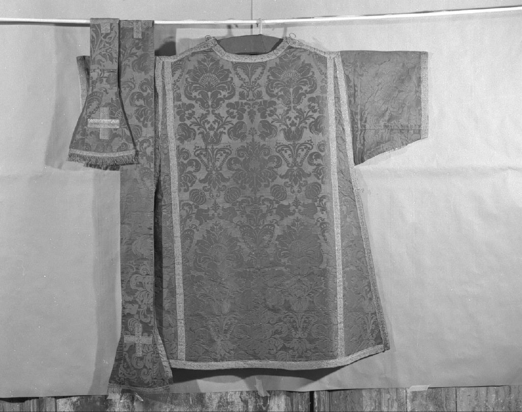 dalmatica, elemento d'insieme - manifattura veneziana (inizio sec. XVIII)