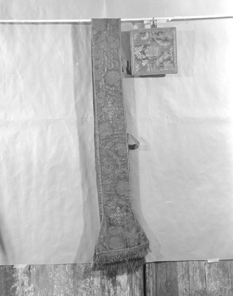 stola, elemento d'insieme - manifattura veneziana (fine/inizio secc. XVII/ XVIII)