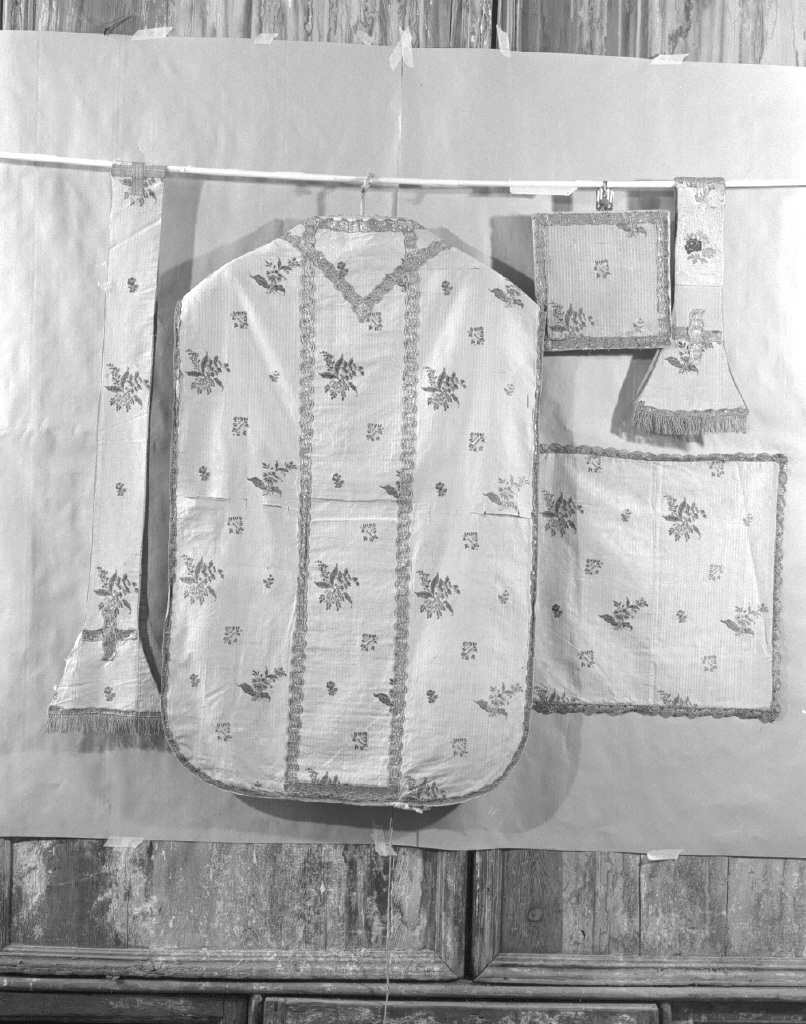 pianeta, elemento d'insieme - manifattura veneziana (ultimo quarto sec. XVIII)