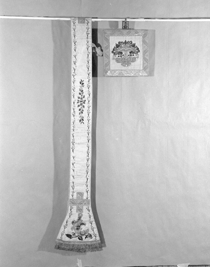 stola, elemento d'insieme - manifattura veneziana (ultimo quarto sec. XVIII)