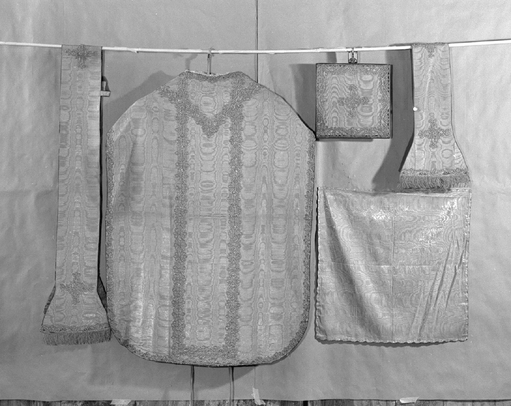 pianeta, elemento d'insieme - manifattura veneziana (primo quarto sec. XIX)