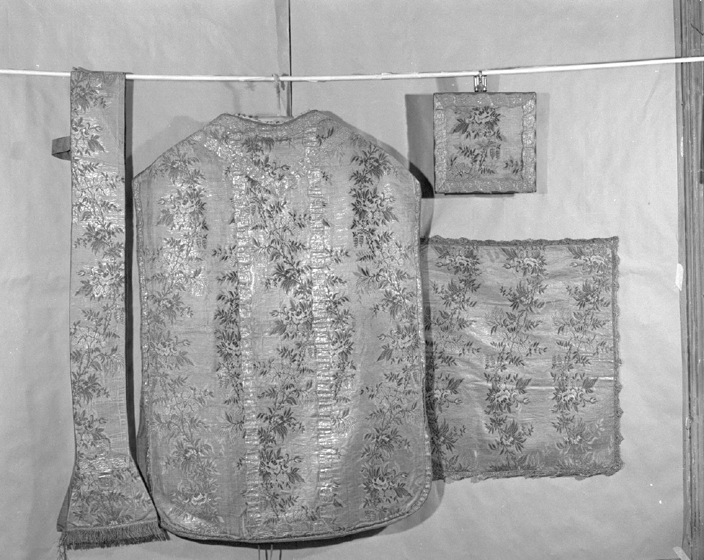 pianeta, elemento d'insieme - manifattura veneziana (primo quarto sec. XVIII)