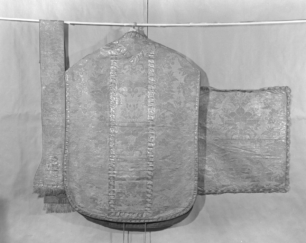 pianeta, elemento d'insieme - manifattura veneziana (fine/inizio secc. XVII/ XVIII)