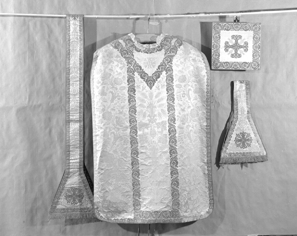 paramento liturgico, insieme - manifattura veneziana (primo quarto sec. XIX)