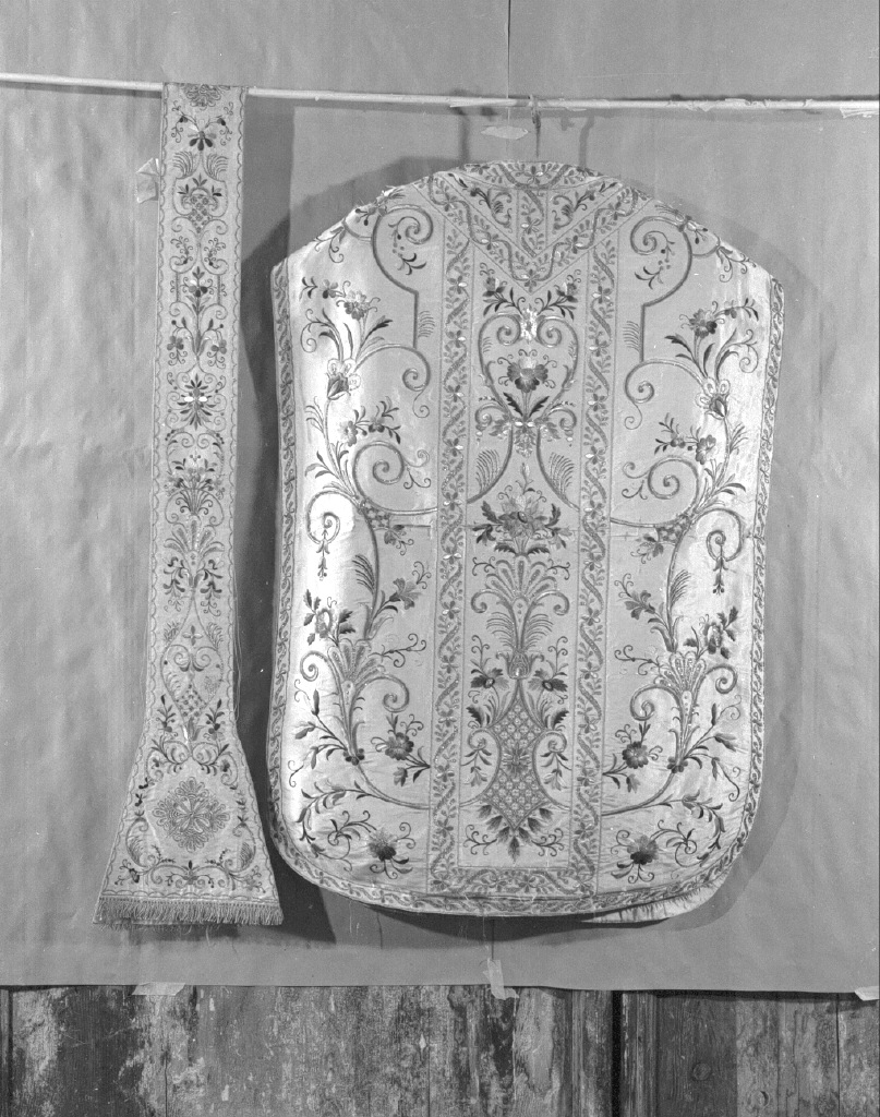 pianeta, elemento d'insieme - manifattura veneziana (primo quarto sec. XIX)