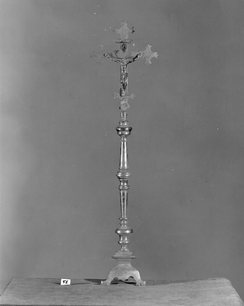 croce d'altare - bottega veneta (seconda metà sec. XIX)