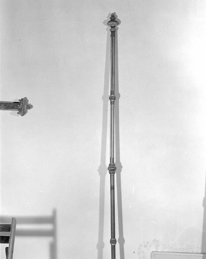 asta di insegna processionale - bottega veneta (prima metà sec. XIX)