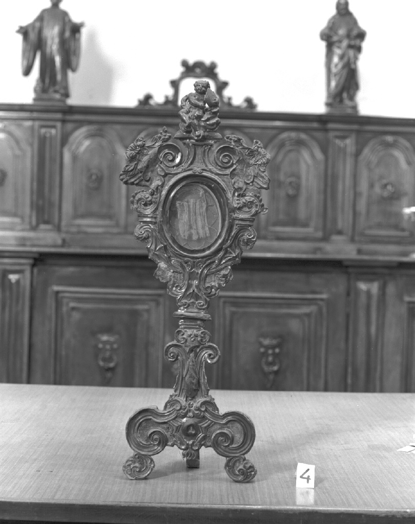 reliquiario - a ostensorio - bottega veneziana (seconda metà sec. XVIII)