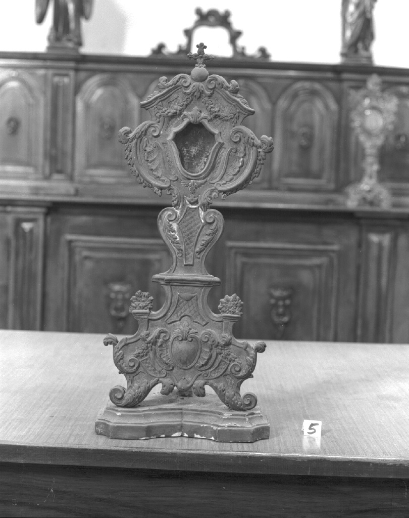 reliquiario - a ostensorio - bottega veneta (primo quarto sec. XIX)