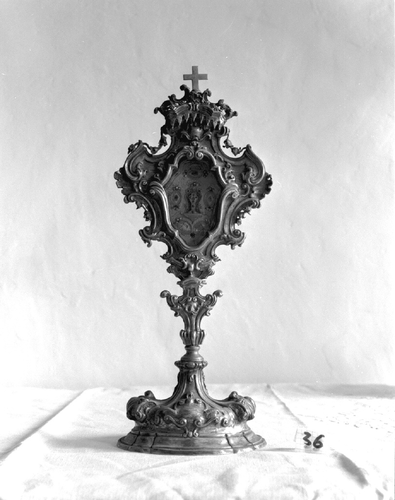 reliquiario - a ostensorio - bottega veneziana (seconda metà sec. XVIII)