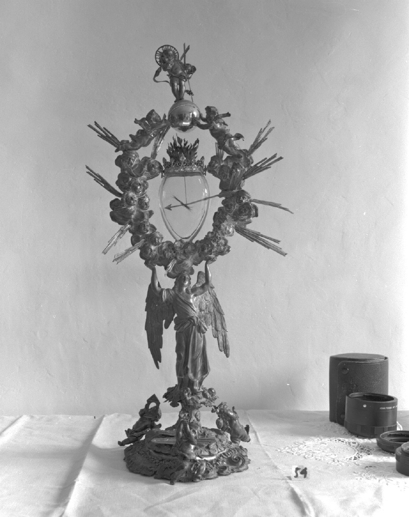 reliquiario - a ostensorio - bottega veneziana (primo quarto sec. XVIII)