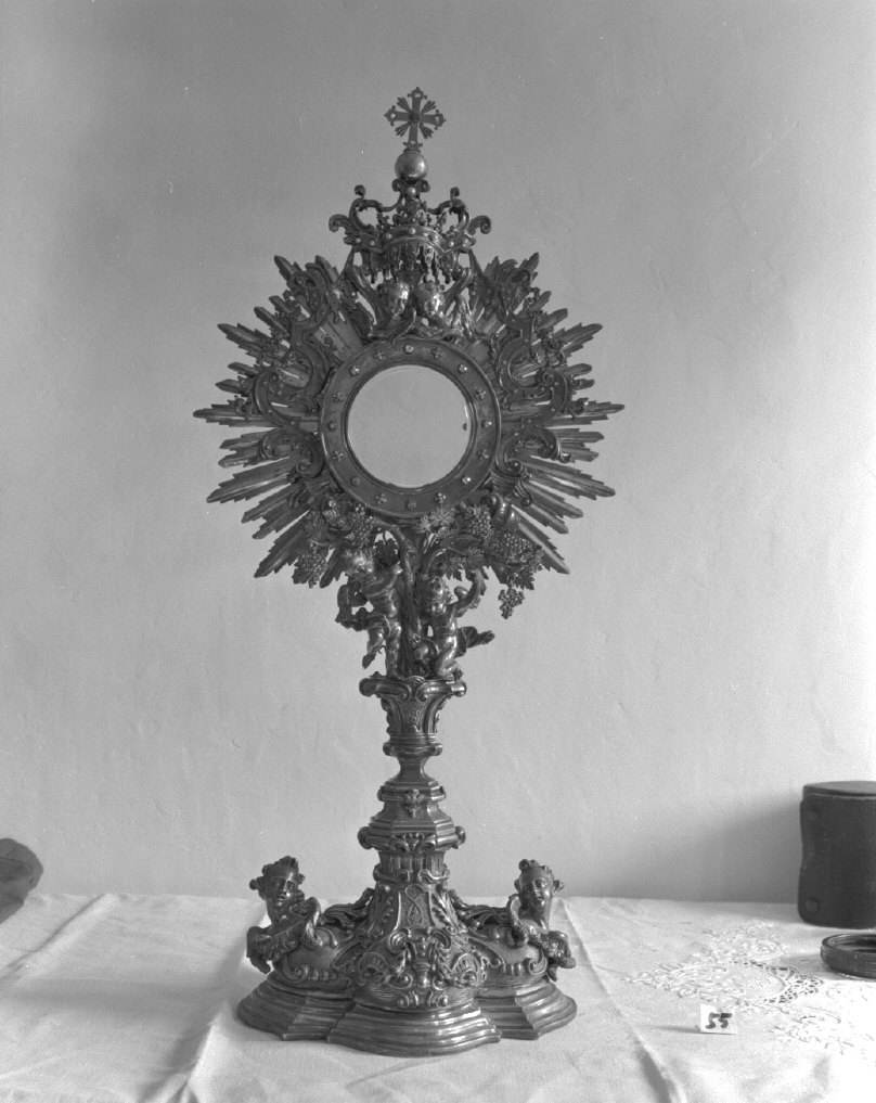 ostensorio - bottega veneziana (ultimo quarto sec. XVIII)