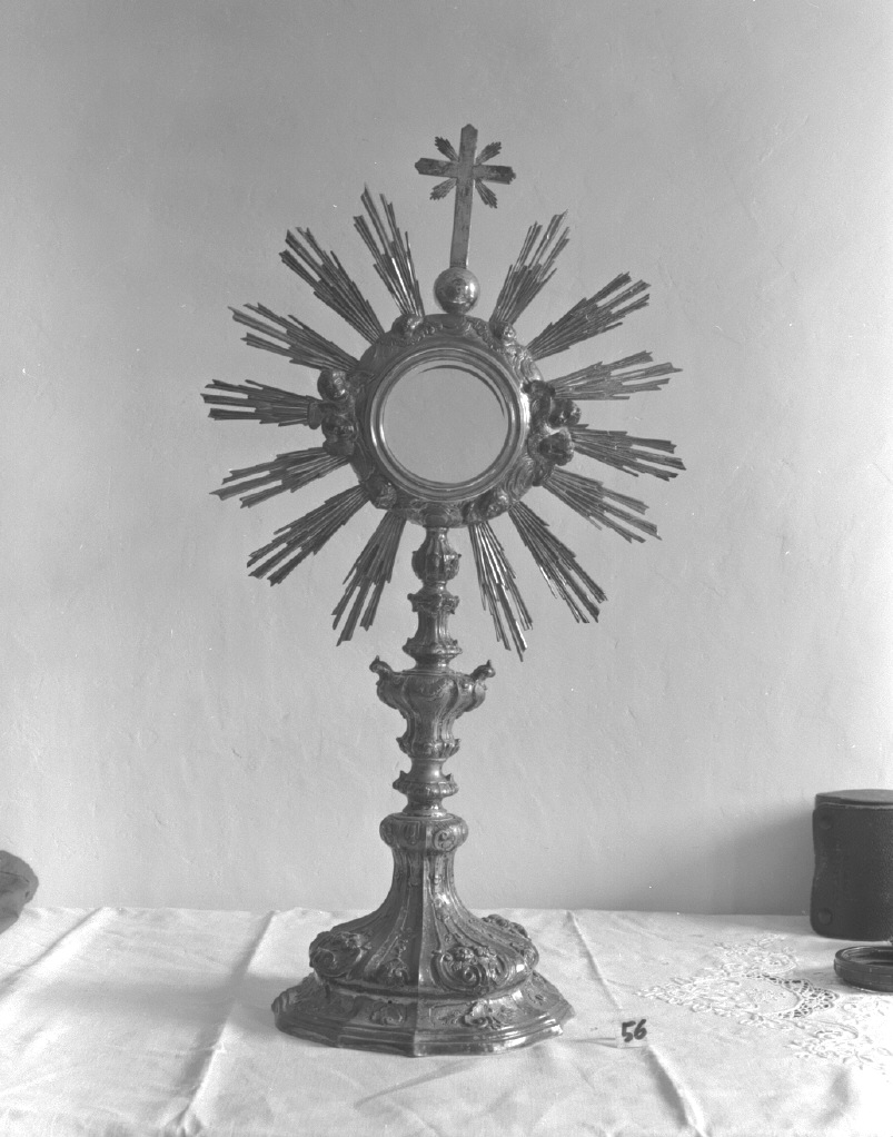 ostensorio - bottega veneziana (metà sec. XVIII)