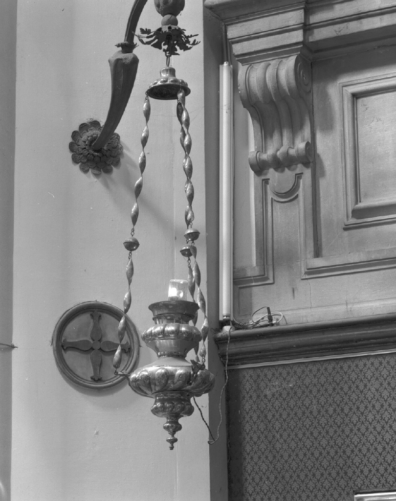 lampada pensile - bottega veneziana (metà sec. XVIII)