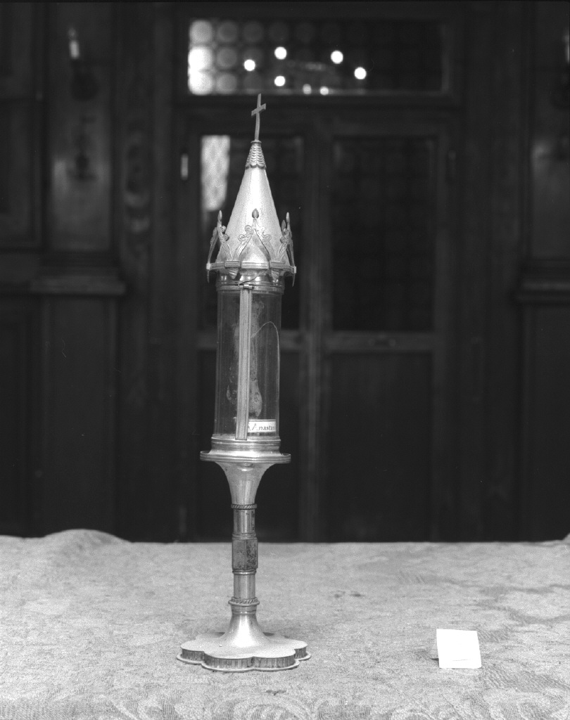 fiala di pellegrinaggio - bottega veneziana (seconda metà sec. XIX)