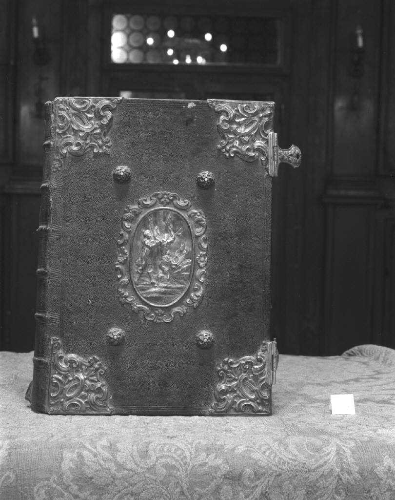 coperta di libro liturgico - bottega veneziana (secc. XVIII/ XIX)