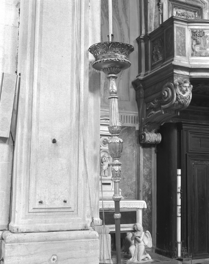 cero processionale - bottega veneta (seconda metà sec. XIX)