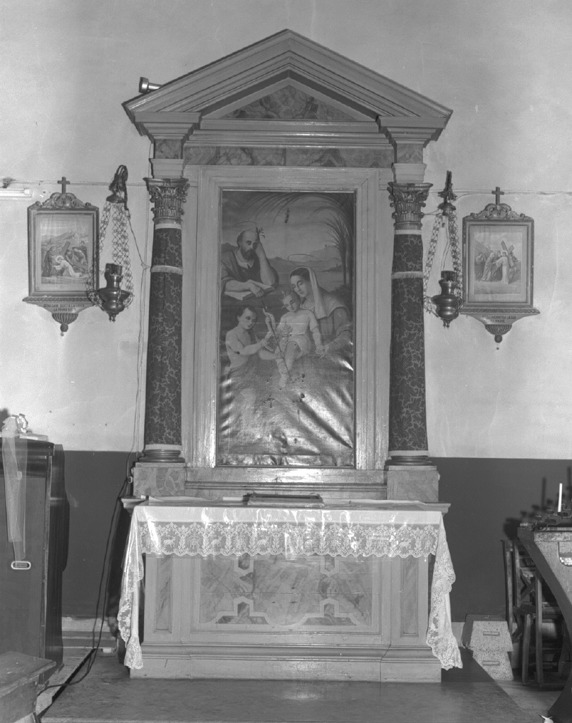 altare - ambito veneto (seconda metà sec. XIX)