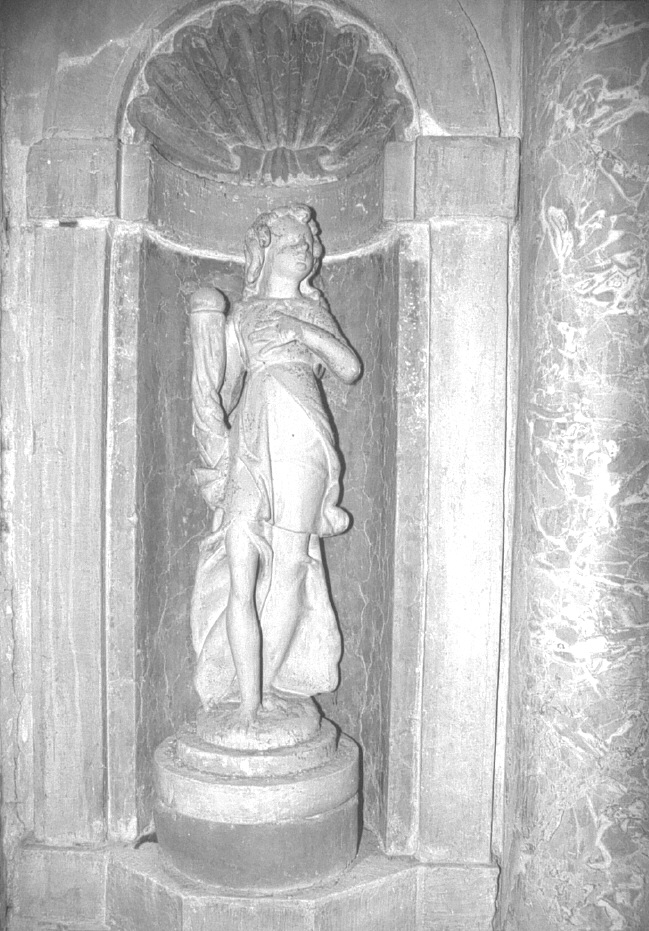 figura maschile con cornucopia (scultura) - ambito veneto (inizio sec. XVII)